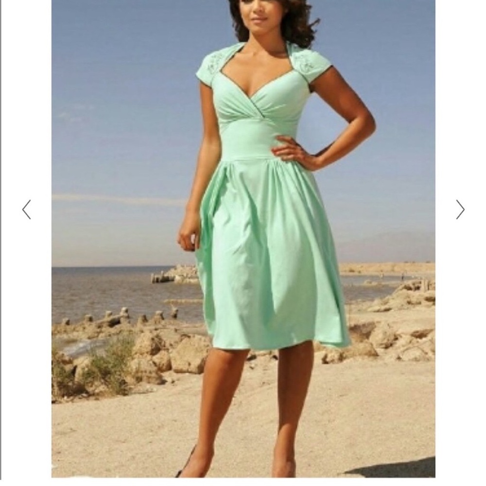 Pinup couture Lucious mermaid dress